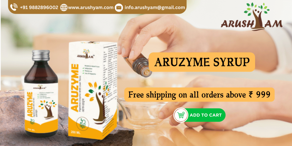 Aruzyme Syrup – A Natural Digestive Tonic for Better Health